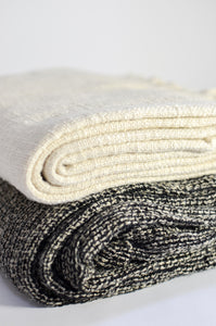 Jasmin Handwoven Cotton Throw - Natural